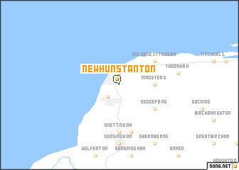 map of New Hunstanton