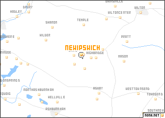 map of New Ipswich