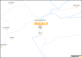 map of New Jelm