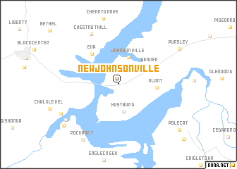 map of New Johnsonville