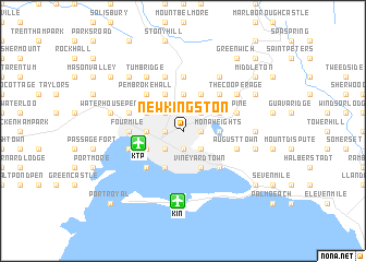 map of New Kingston