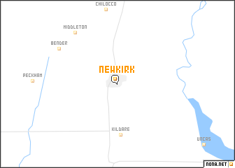 map of Newkirk