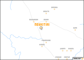 map of New Kitimi