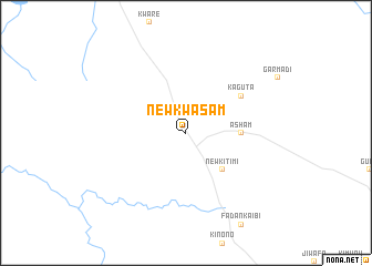 map of New Kwasam