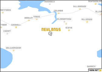 map of New Lands
