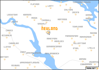 map of Newland