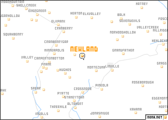 map of Newland