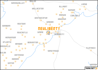 map of New Liberty