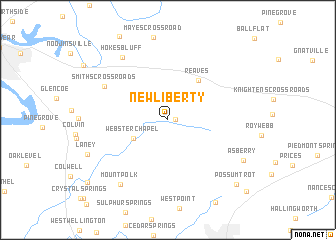 map of New Liberty