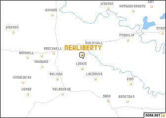map of New Liberty