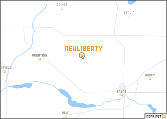 map of New Liberty