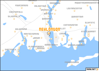 map of New London