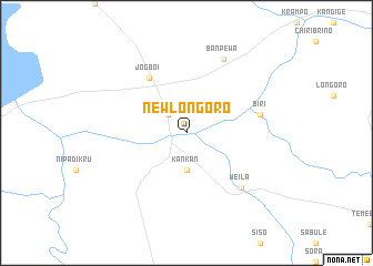 map of New Longoro