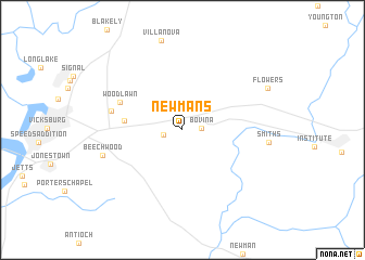 map of Newmans