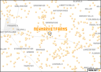 map of New Market Farms