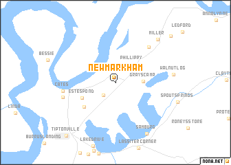 map of New Markham