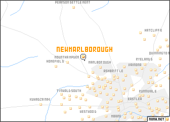 map of New Marlborough