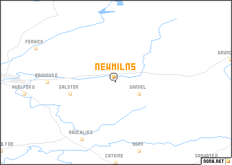 map of Newmilns