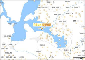 map of New Mīrpur