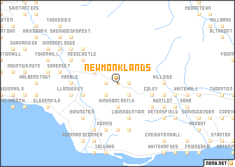 map of New Monklands