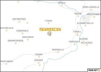 map of New Moscow