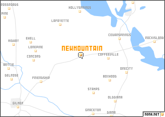 map of New Mountain