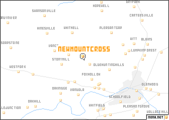 map of New Mount Cross