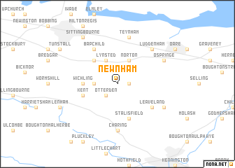 map of Newnham