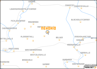 map of New Ohio