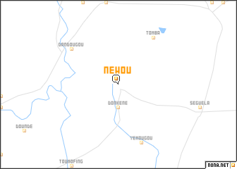map of Néwou