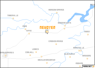 map of New Oyer