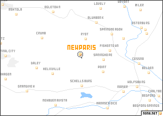 map of New Paris