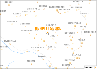 map of New Pittsburg