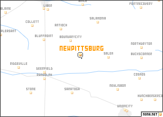 map of New Pittsburg