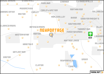 map of New Portage