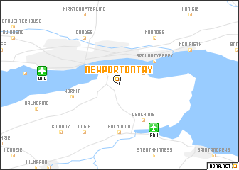 map of Newport-On-Tay