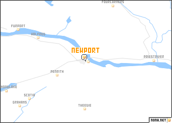 map of Newport