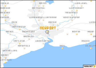 map of Newport