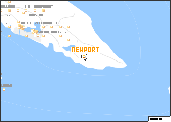 map of Newport