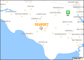 map of Newport