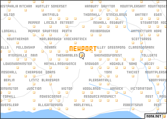 map of Newport