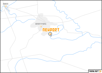 map of Newport