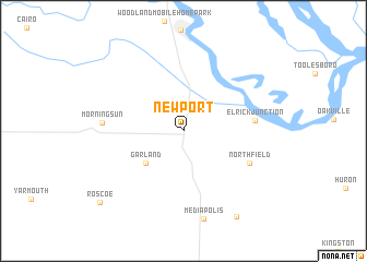 map of Newport