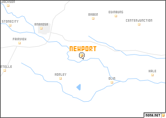 map of Newport