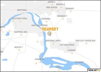 map of Newport