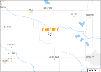 map of Newport