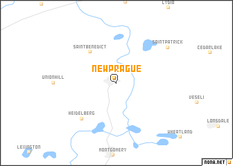 map of New Prague