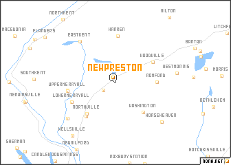 map of New Preston