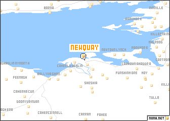 map of New Quay