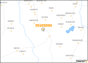 map of New Ramah